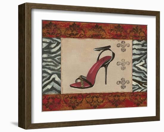 Fashion Shoe II-Sophie Devereux-Framed Art Print