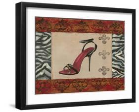 Fashion Shoe II-Sophie Devereux-Framed Art Print