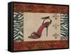 Fashion Shoe II-Sophie Devereux-Framed Stretched Canvas