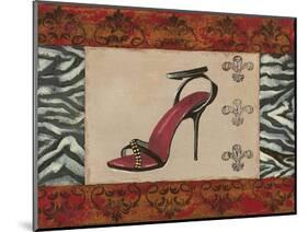 Fashion Shoe II-Sophie Devereux-Mounted Art Print