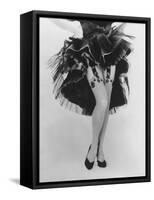 Fashion Shot of Elaborate Garter Made by Andre Richard-Gordon Parks-Framed Stretched Canvas