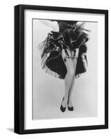 Fashion Shot of Elaborate Garter Made by Andre Richard-Gordon Parks-Framed Premium Photographic Print