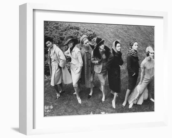Fashion Show at the German Embassy-Francis Miller-Framed Photographic Print
