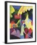 Fashion Store Window-August Macke-Framed Art Print