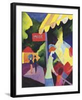 Fashion Store Window-August Macke-Framed Art Print