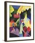 Fashion Store Window-August Macke-Framed Art Print