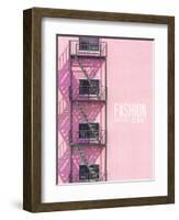 Fashion Streets-TypeLike-Framed Art Print