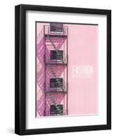 Fashion Streets-TypeLike-Framed Art Print