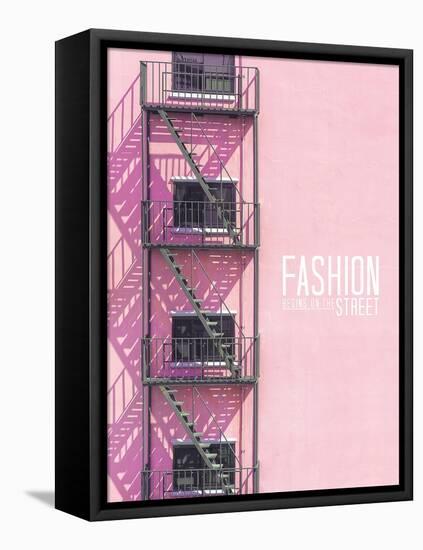 Fashion Streets-TypeLike-Framed Stretched Canvas