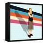 Fashion Stripes-Claire Huntley-Framed Stretched Canvas