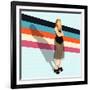 Fashion Stripes-Claire Huntley-Framed Giclee Print