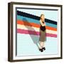 Fashion Stripes-Claire Huntley-Framed Giclee Print