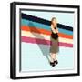 Fashion Stripes-Claire Huntley-Framed Giclee Print