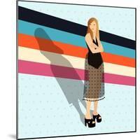Fashion Stripes-Claire Huntley-Mounted Giclee Print