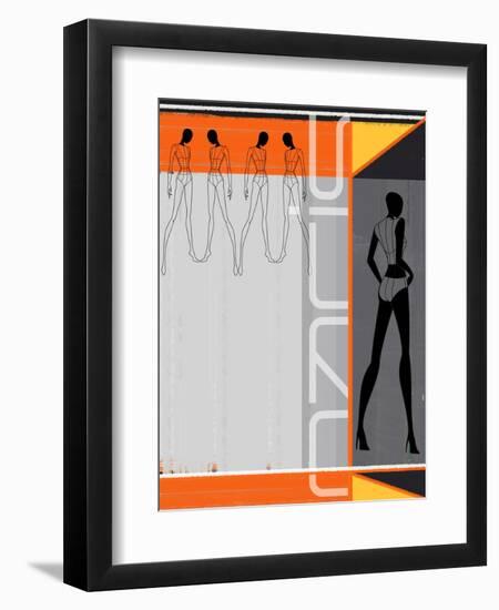 Fashion Tunes-NaxArt-Framed Art Print