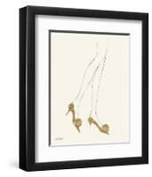 Fashion Wasn't What you Wore (High heels)-Andy Warhol-Framed Giclee Print