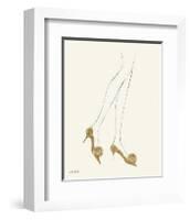 Fashion Wasn't What you Wore (High heels)-Andy Warhol-Framed Giclee Print