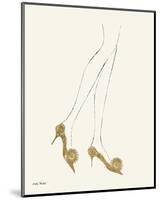 Fashion Wasn't What you Wore (High heels)-Andy Warhol-Mounted Giclee Print