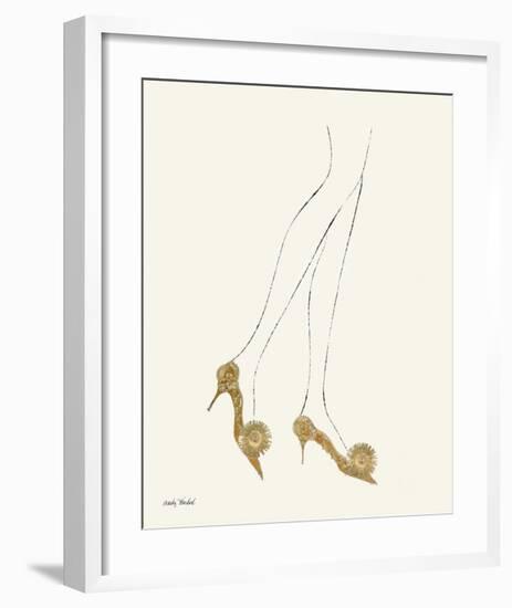 Fashion Wasn't What you Wore (High heels)-Andy Warhol-Framed Giclee Print