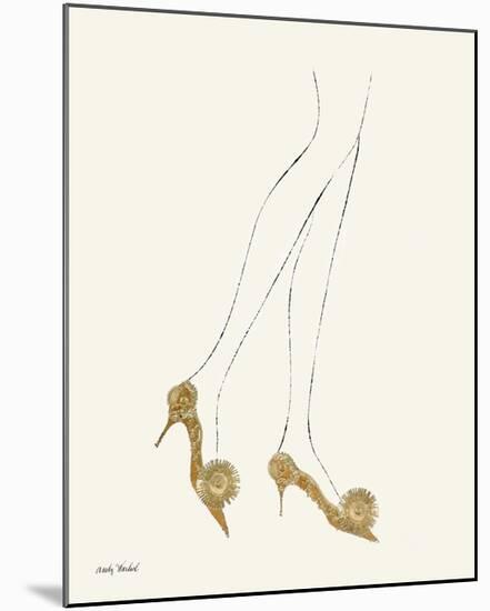 Fashion Wasn't What you Wore (High heels)-Andy Warhol-Mounted Giclee Print