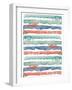 Fashion Watercolor Stripes-Patricia Pinto-Framed Art Print