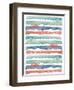 Fashion Watercolor Stripes-Patricia Pinto-Framed Art Print