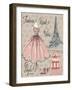 Fashion Week III-Anne Tavoletti-Framed Art Print