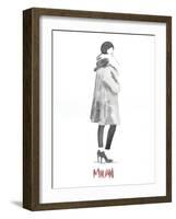 Fashion Week Sketch II-Naomi McCavitt-Framed Art Print