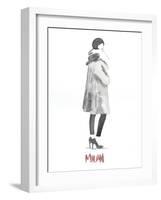 Fashion Week Sketch II-Naomi McCavitt-Framed Art Print