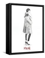 Fashion Week Sketch II-Naomi McCavitt-Framed Stretched Canvas