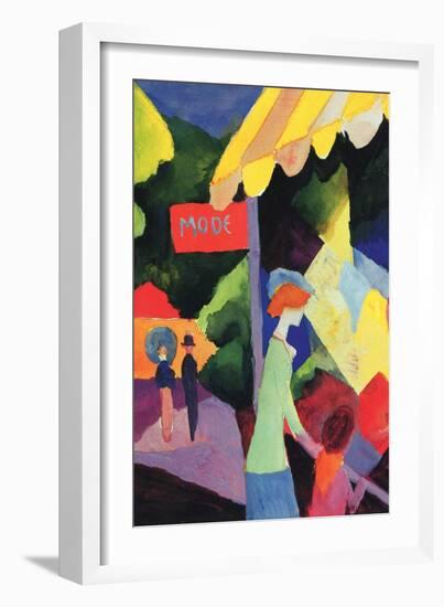 Fashion Window-Auguste Macke-Framed Art Print