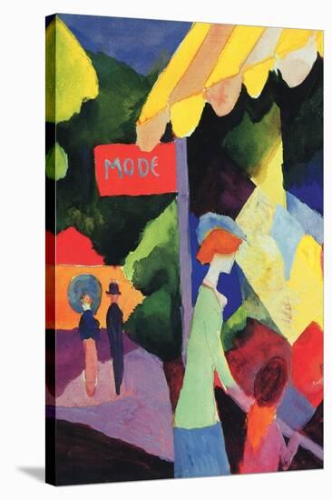 Fashion Window-Auguste Macke-Stretched Canvas