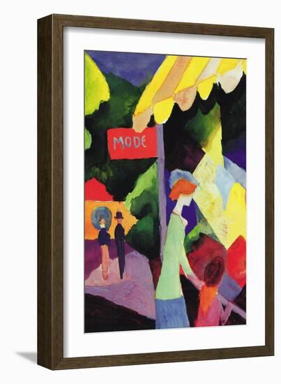 Fashion Window-Auguste Macke-Framed Art Print