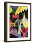 Fashion Window-Auguste Macke-Framed Art Print