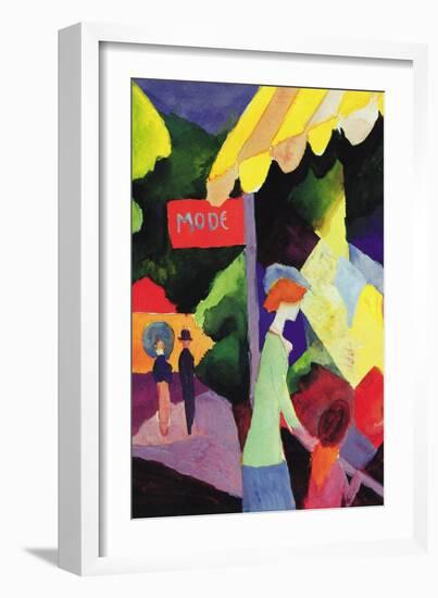 Fashion Window-Auguste Macke-Framed Art Print