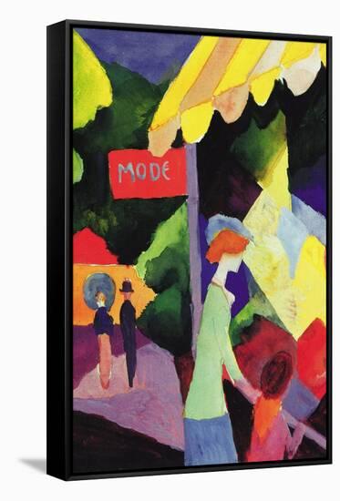 Fashion Window-Auguste Macke-Framed Stretched Canvas