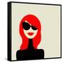 Fashion Woman Portrait for Your Design-Kudryashka-Framed Stretched Canvas