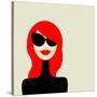 Fashion Woman Portrait for Your Design-Kudryashka-Stretched Canvas