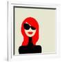 Fashion Woman Portrait for Your Design-Kudryashka-Framed Art Print