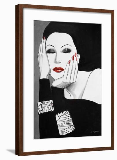 Fashion Women I-Linda Baliko-Framed Art Print