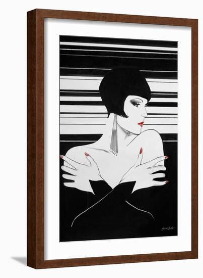 Fashion Women II-Linda Baliko-Framed Art Print