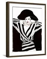 Fashion Women III-Linda Baliko-Framed Art Print