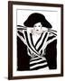 Fashion Women III-Linda Baliko-Framed Art Print