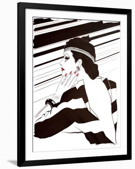 Fashion Women IV-Linda Baliko-Framed Art Print