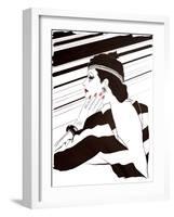 Fashion Women IV-Linda Baliko-Framed Art Print