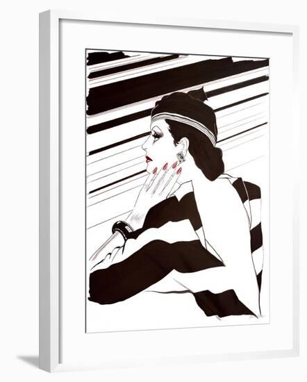 Fashion Women IV-Linda Baliko-Framed Art Print