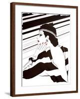 Fashion Women IV-Linda Baliko-Framed Art Print