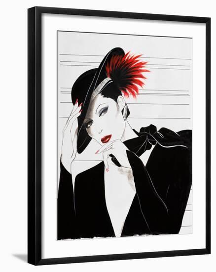 Fashion Women V-Linda Baliko-Framed Art Print