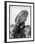 Fashionable 1940s Hat-null-Framed Photographic Print