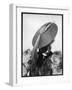 Fashionable 1940s Hat-null-Framed Photographic Print